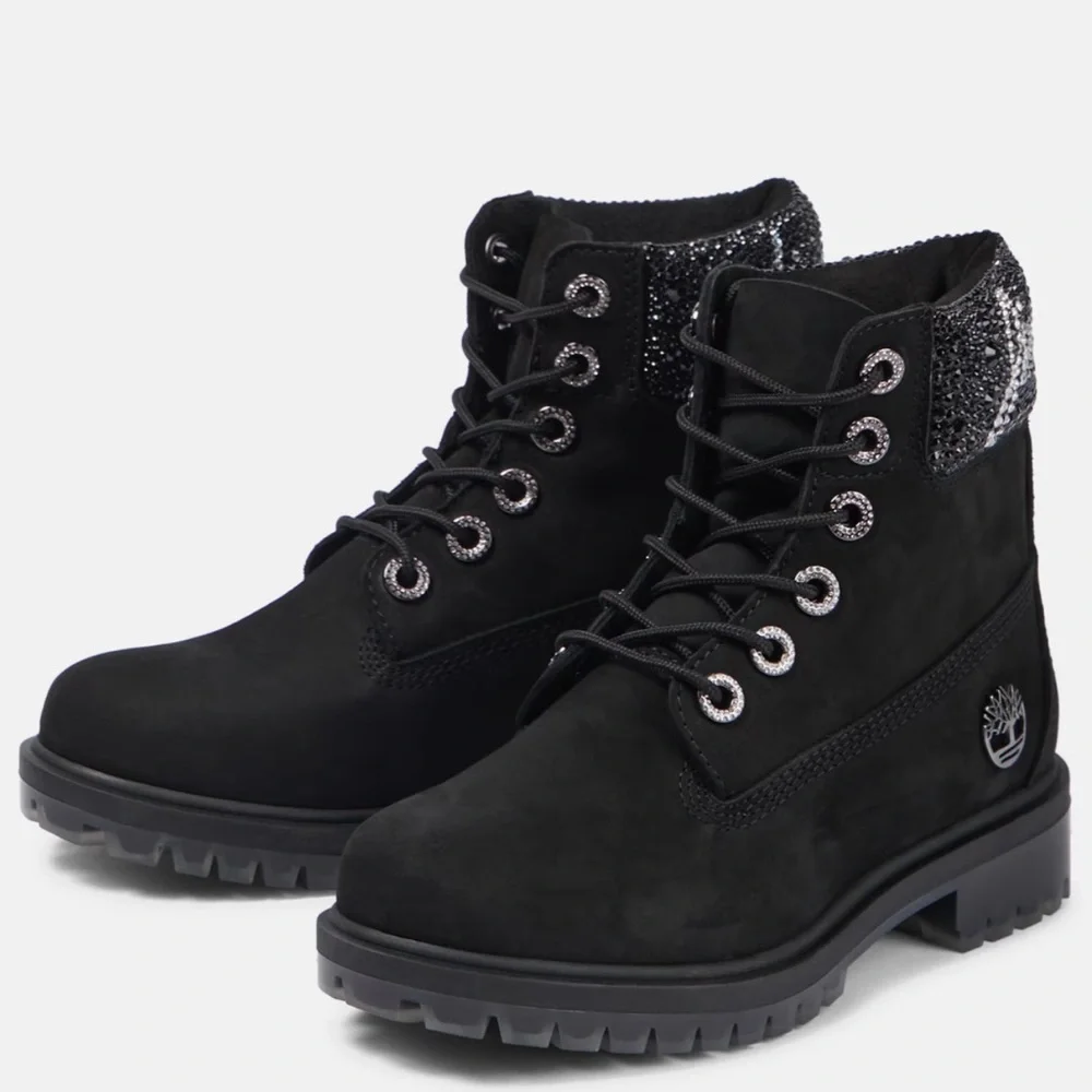 New JIMMY CHOO x Timberland embellished Swarovski boots Size 37 - Picture 14 of 15